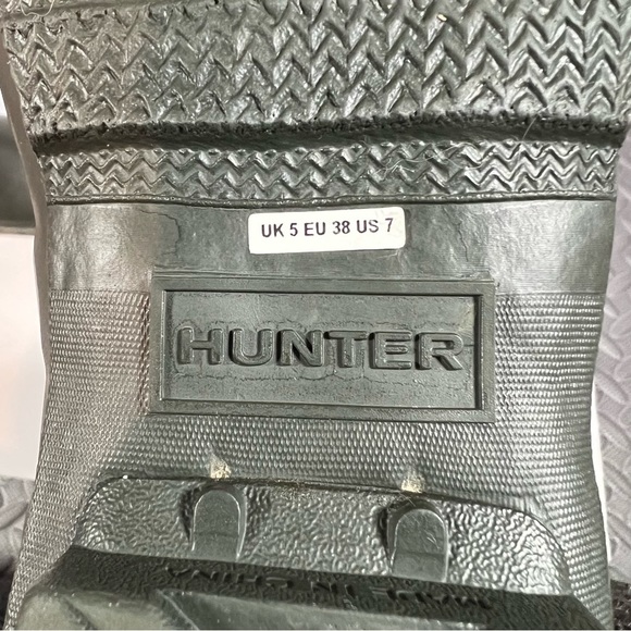Hunter Original Tall Rain Boots, Hunter Green, VGUC Women’s Size 7 US - Picture 7 of 7